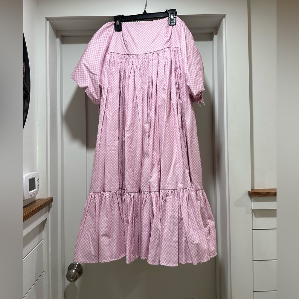 BNWT Selkie French Puff Ice Cream Gingham - X Small